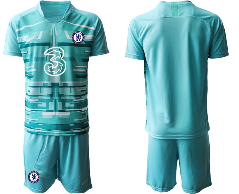 Men 2020-2021 club Chelsea lake blue goalkeeper Soccer Jerseys